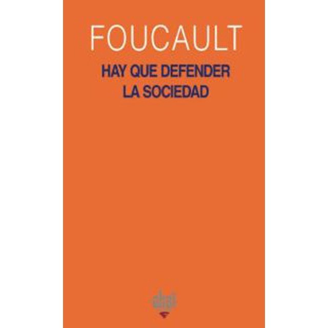 Imagem 0 de Hay que defender la sociedad(Tapa blanda)