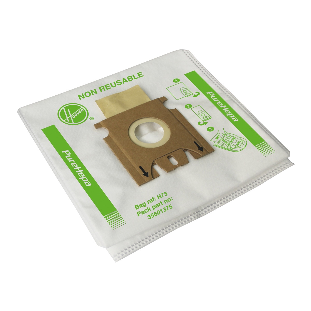 Pack de 4 bolsas de aspirador Hoover Pure Hepa H73 1