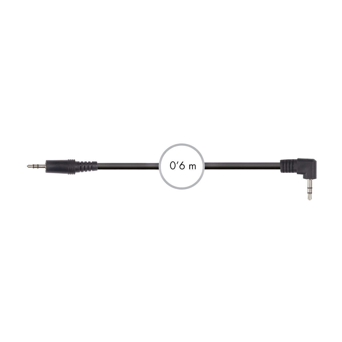 Imagen 0 de Cable de audio Fonestar AA-729 Jack estéreo 3,5 mm de 60 cm.