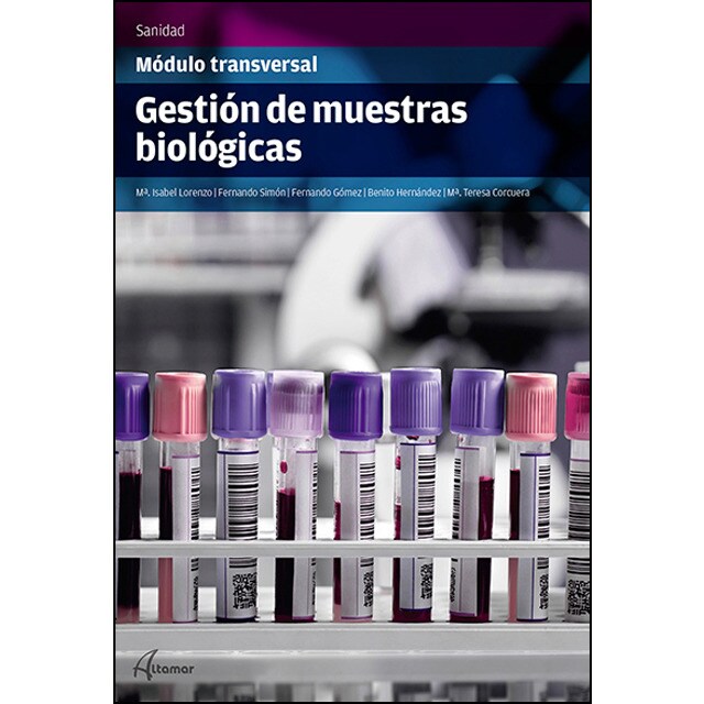 Imagem 0 de Gestión de muestras biológicas(Tapa blanda)