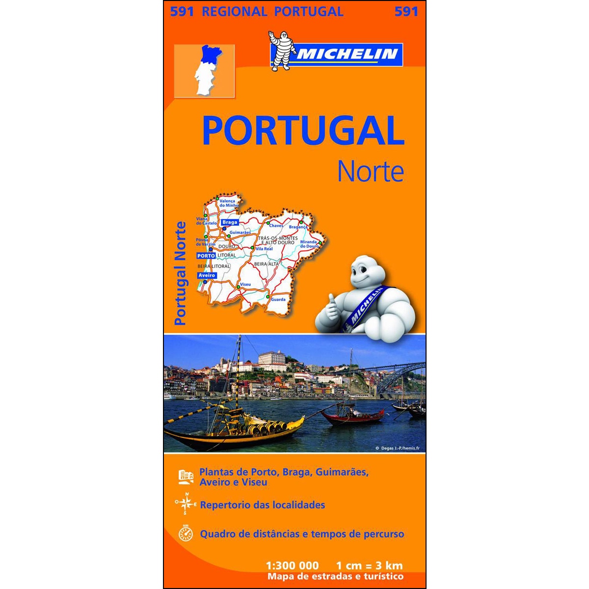 Mapa Regional Portugal Norte 1