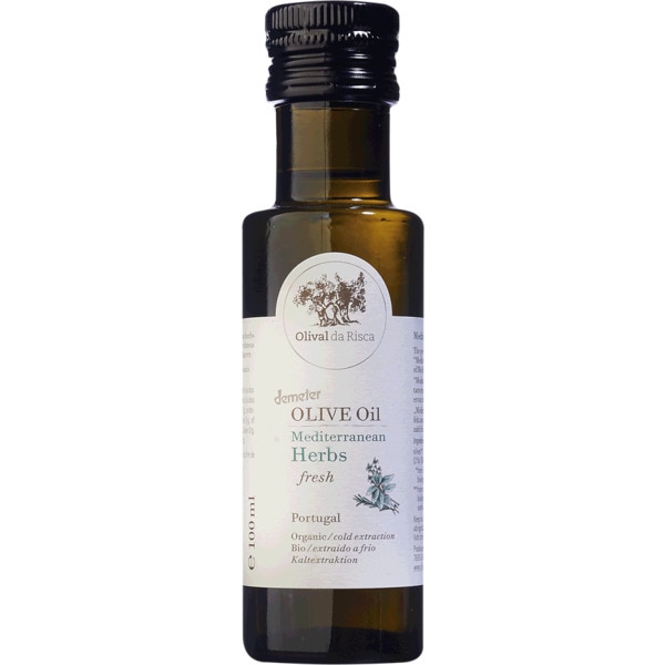 Condimento Azeite Virgem Extra com Ervas Mediterrâneas Biológico garrafa 100 ml