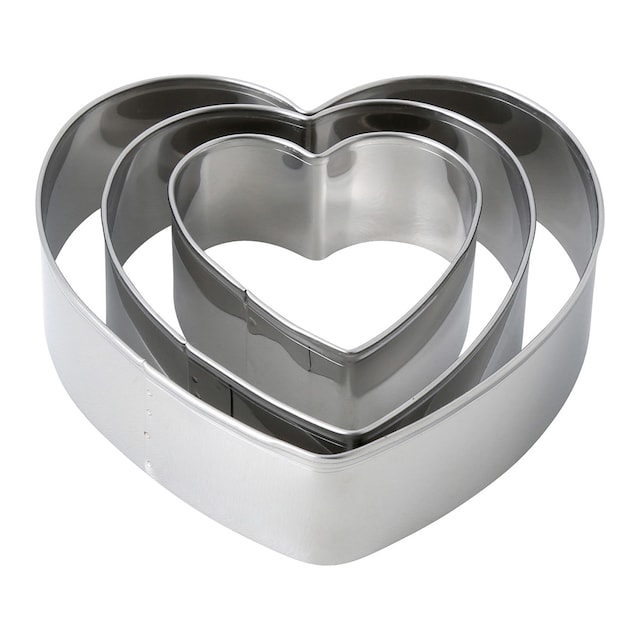 Imagen 0 de Set de 3 cortadores de galletas Corazón El Corte Inglés