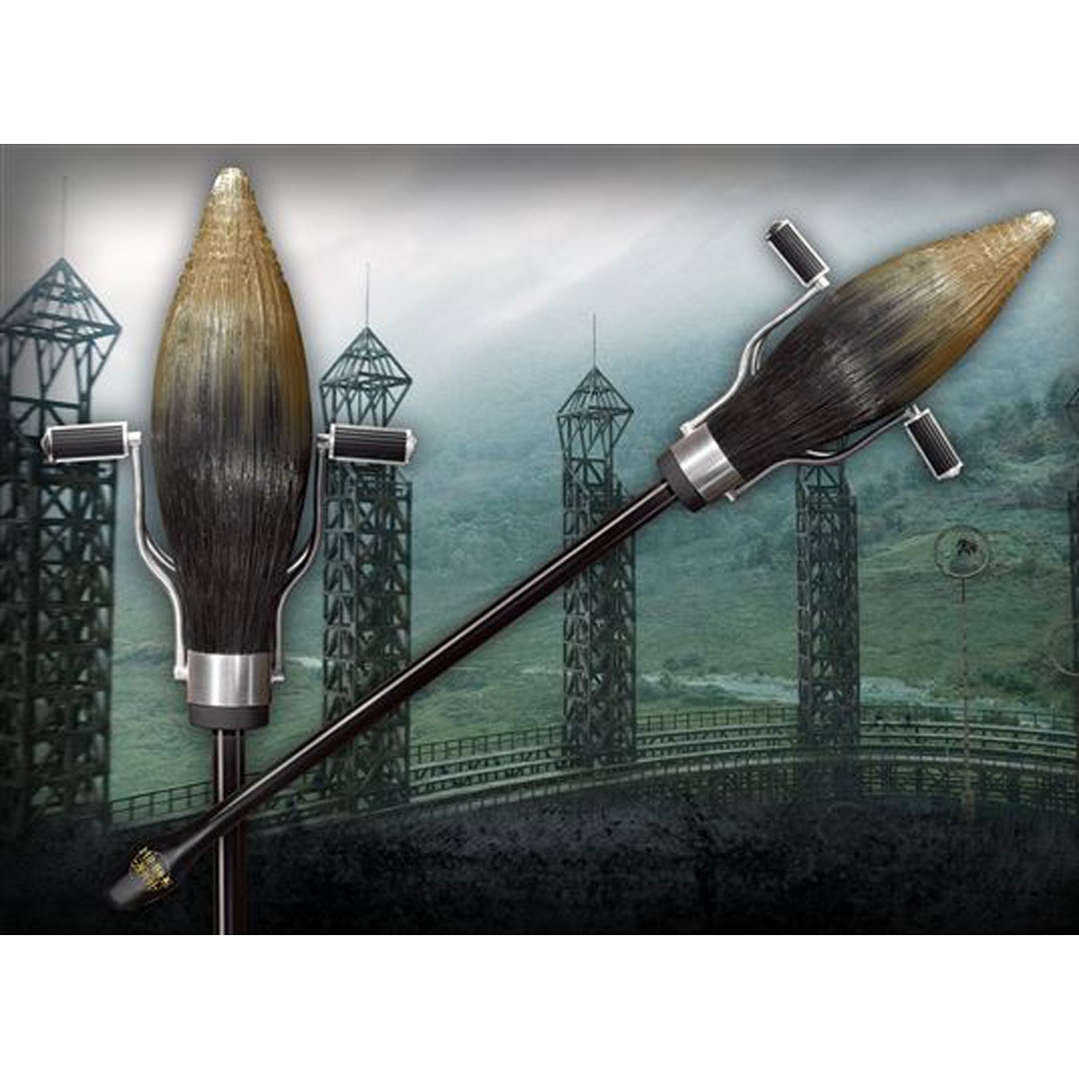 Harry Potter: Figura Vassoura Nimbus 2001 Preto-1