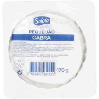 Requeijão de Cabra embalagem 170 g - Saloio