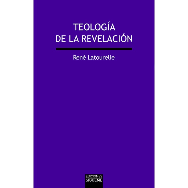Imagen 0 de Teología de la revelación (Tapa blanda)