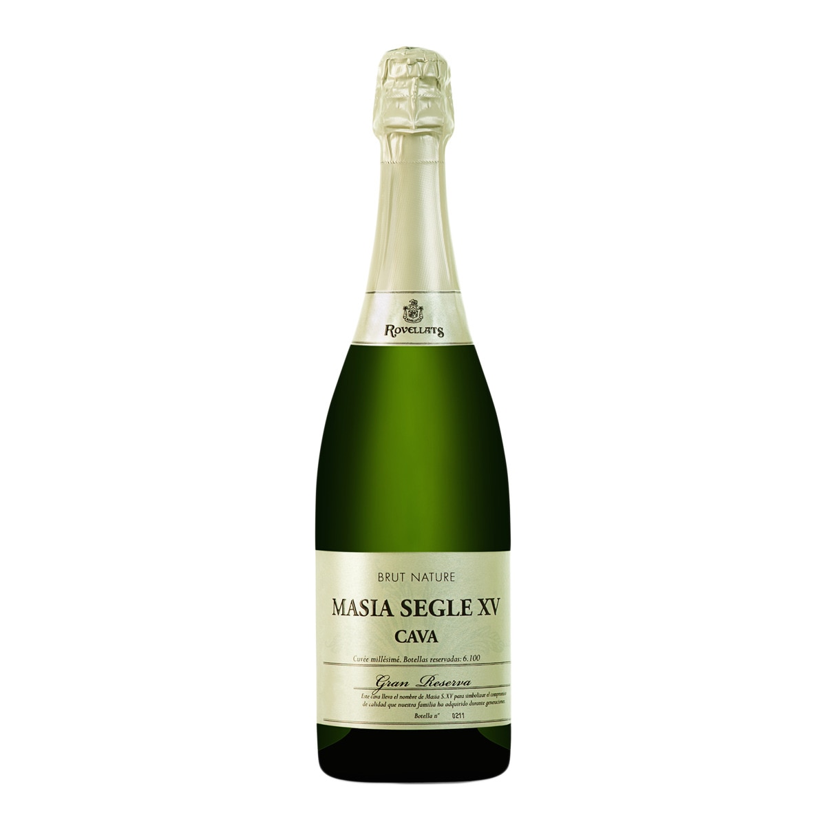 Cava Masía Segle XV Gran Reserva Brut Nature Rovellats 1