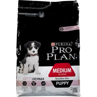 Ração para Cachorro Médio com OptiDerma para Pele Sensível Rica em Salmão embalagem 3 kg - Purina Pro Plan