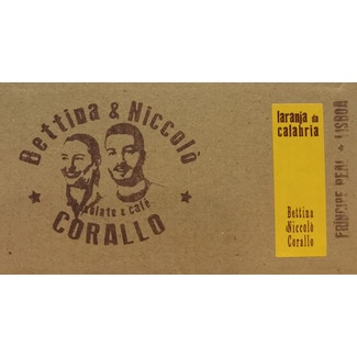 Chocolate Preto com Laranja da Calabria embalagem 100 g - Bettina & Niccolò Corallo