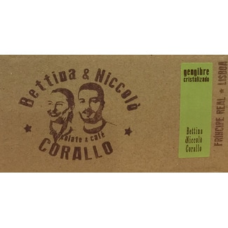 Chocolate Preto com Gengibre Cristalizado embalagem 100 g - Bettina & Niccolò Corallo
