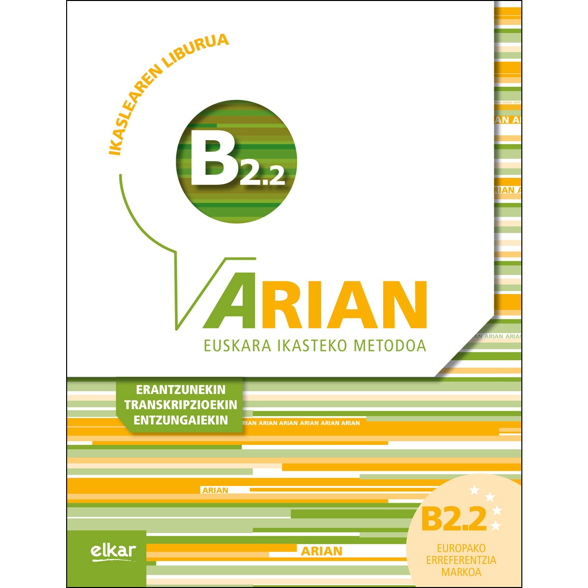 Arian B2.2 Ikaslearen liburua (+CD audioa) (Capa mole) 1