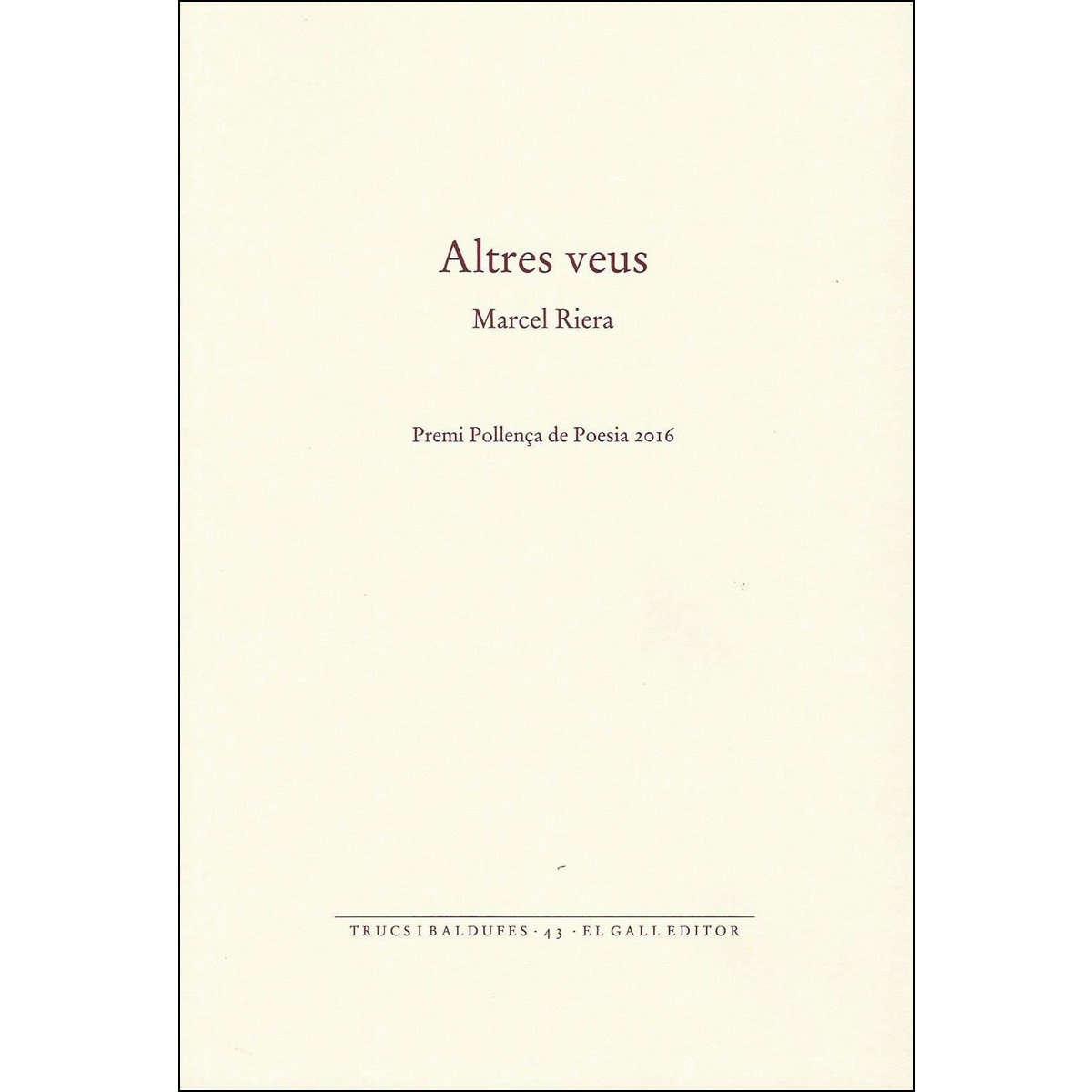 Altres veus(Tapa blanda) 1