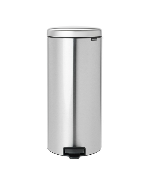 Imagen 0 de Cubo de basura de acero antihuellas con pedal NewIcon 30L Brabantia Gris
