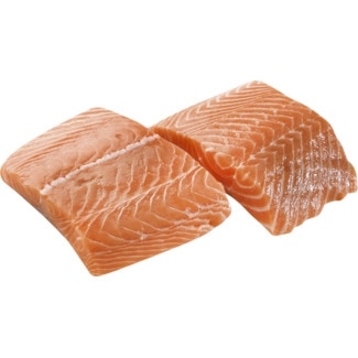 Lombo de Salmão com Pele de Aquicultura Peso Aproximado 300 g