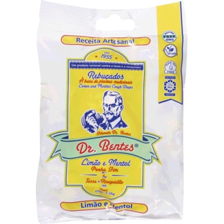 Rebuçados de Limão e Mentol sem Glúten embalagem 100 g - Dr. Bentes