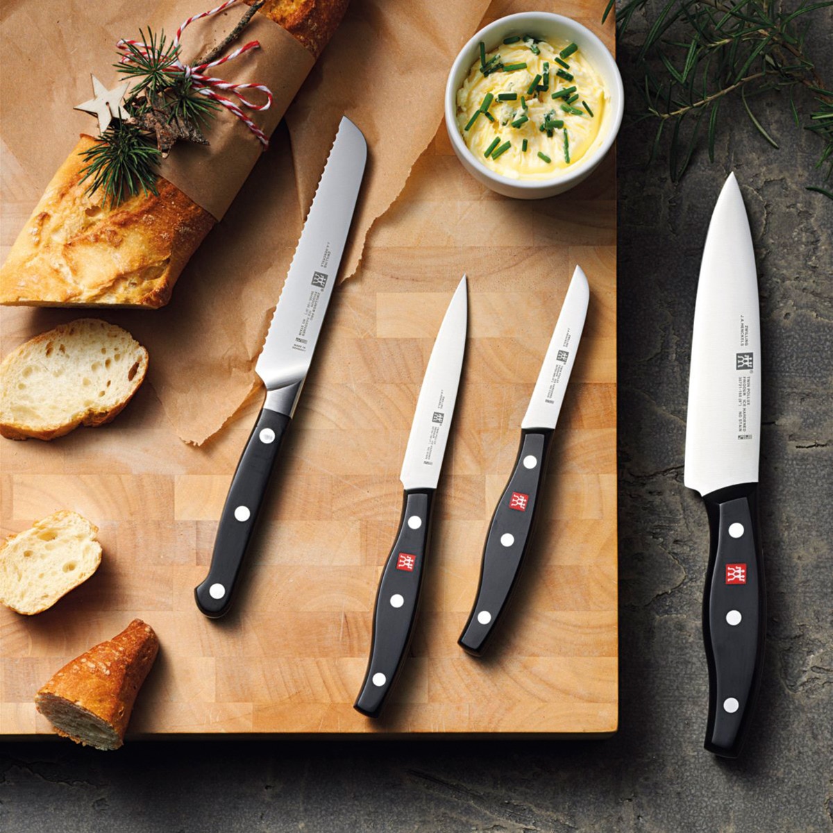 Cuchillo para guarnecer Twin Pollux Zwilling Negro-2