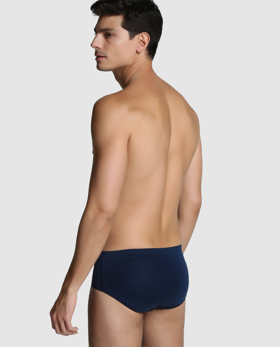 Boxers de homem ZD azuis Azul-marinho-2