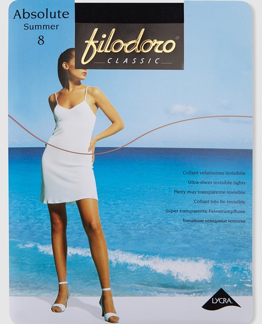 Imagem 0 de Collants de verão de 8 deniers com efeito bronzeado de mulher Filodoro