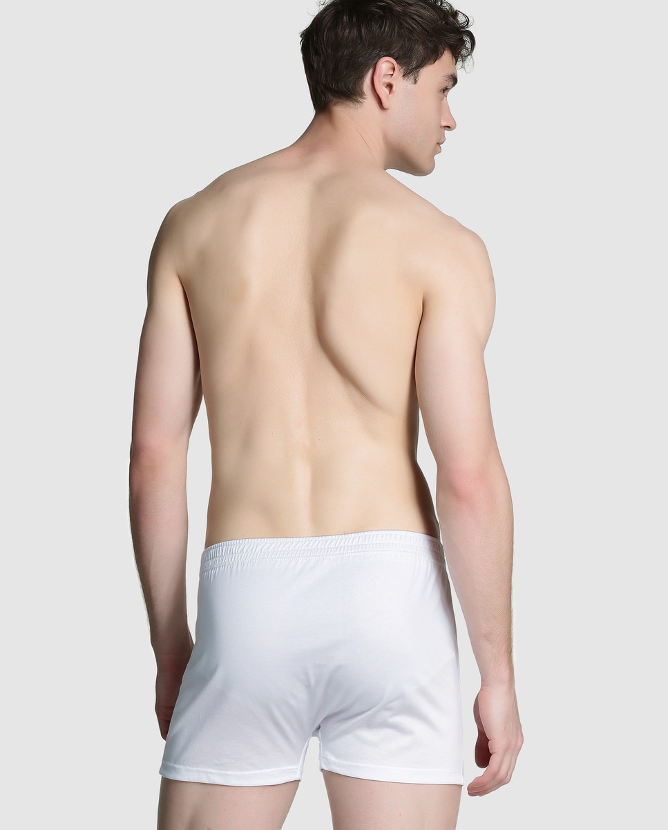Boxers de malha de homem Ferrys brancos Branco-2