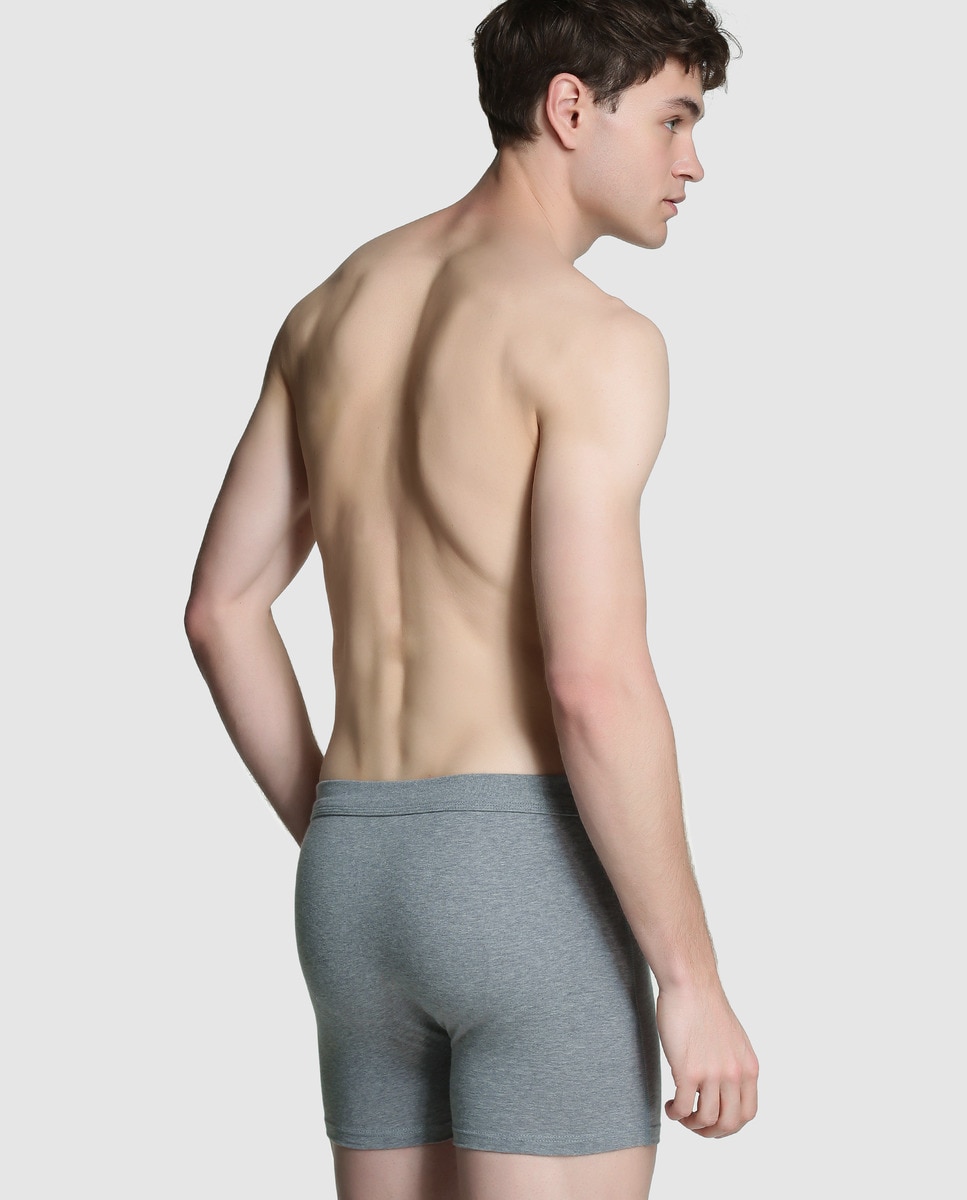 Boxers de malha de homem Ferrys cinzentos Cinzento-2