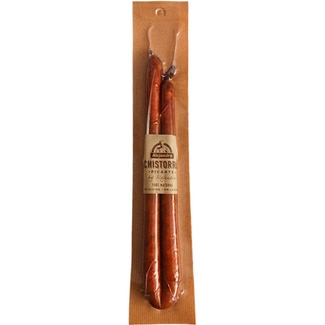 chistorra picante 100% natural para cocinar sin gluten sin lactosa envase 200 g - Alejandro