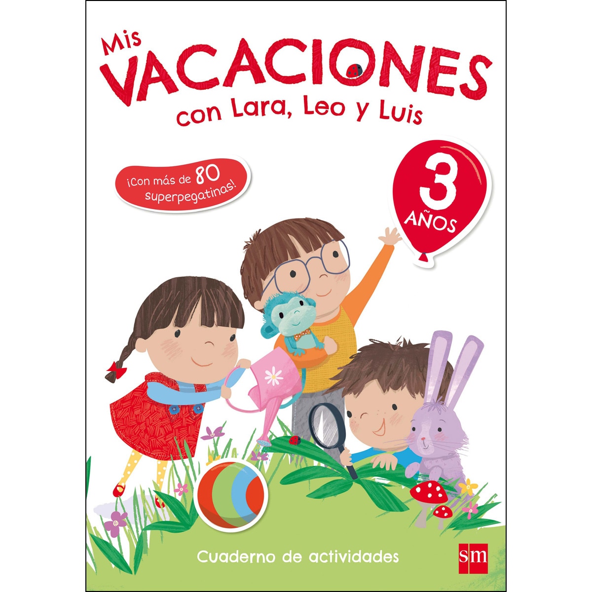 Mis vacaciones con Lara, Leo y Luis. 3 años  (Tapa blanda) 1