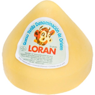 queso gallego de vaca elaborado con leche pasteurizada DOP Queso Tetilla peso aproximado pieza 1 kg - Loran