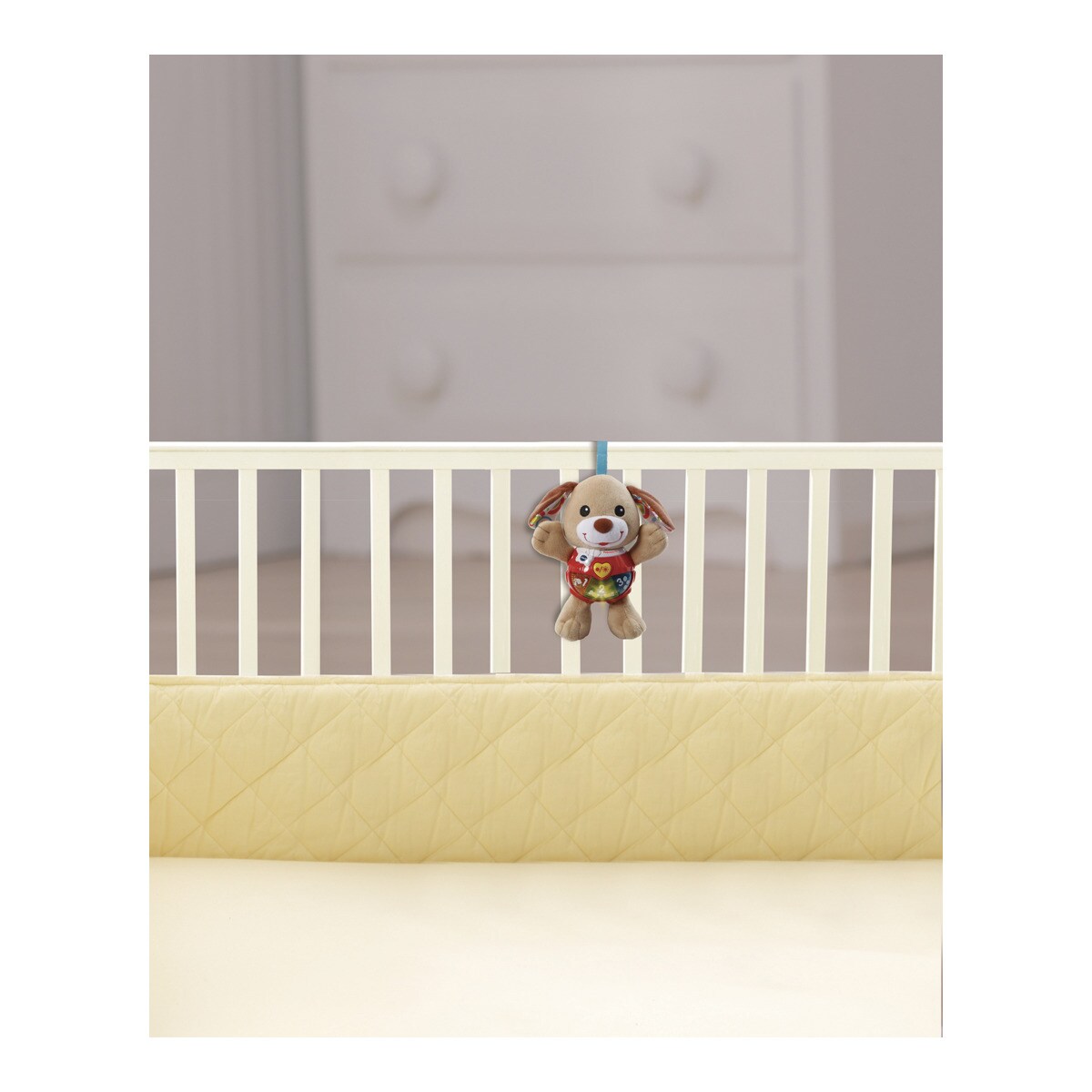 Peluche interactivo Pequeperrito, con canciones, voces y actividades que estimulan al bebé VTech Baby 4