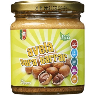 Creme para Barrar de Avelã sem Pele Biológico embalagem 230 g - Próvida