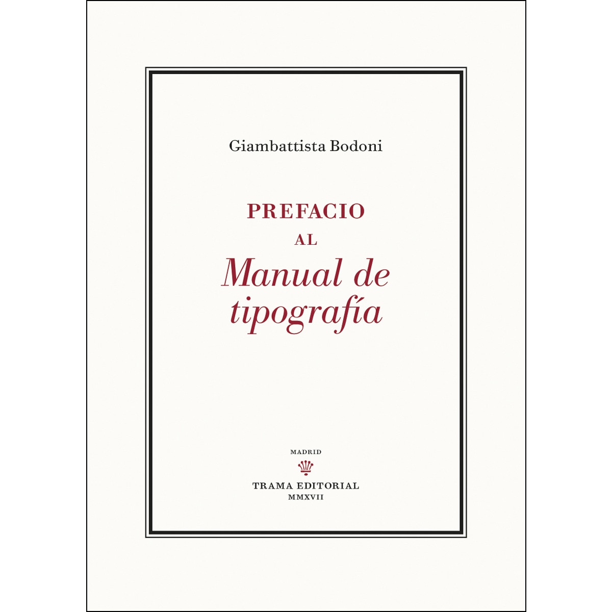 Imagem 0 de Prefacio al Manual de Tipografía (Capa mole)