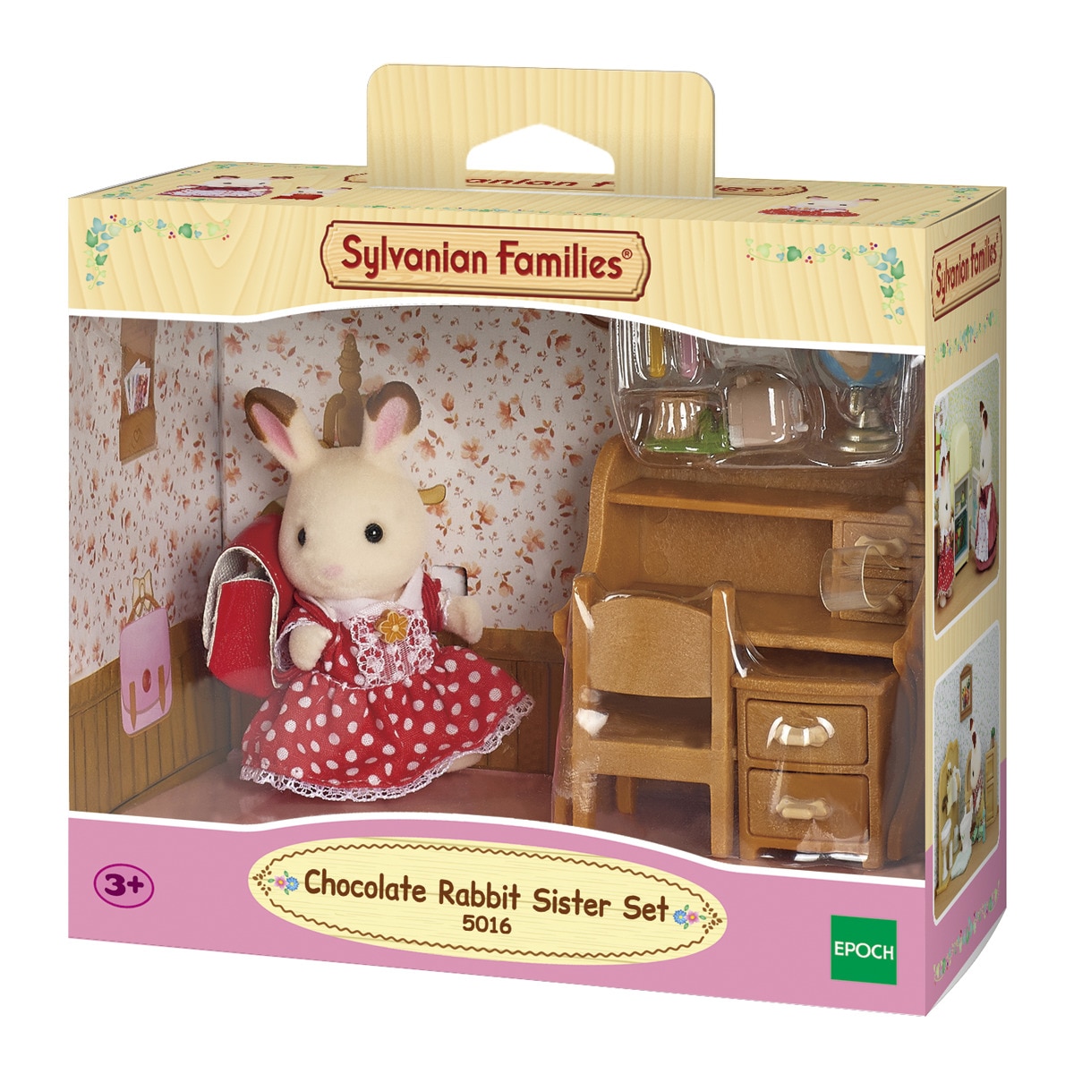 Set escritorio hermana coneja chocolate Sylvanian Families 2