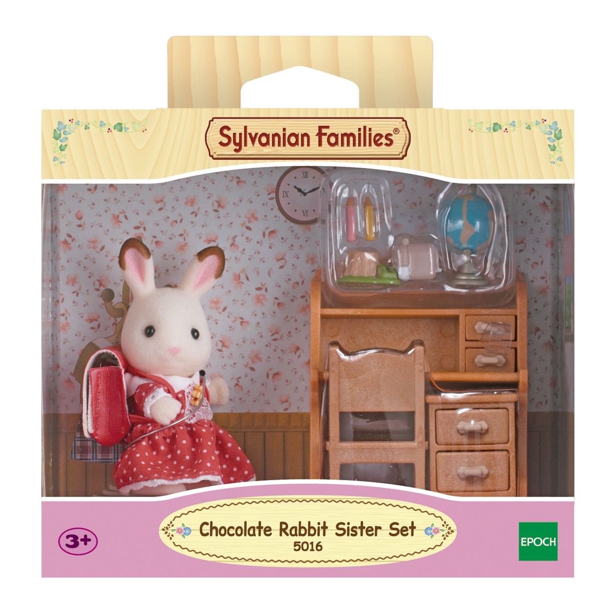 Set escritorio hermana coneja chocolate Sylvanian Families 3