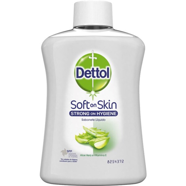 Sabonete Líquido para as Mãos Anti-Bacteriano com Aloe Vera Recarga embalagem 250 ml