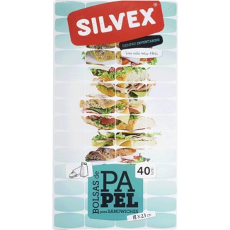 Sacos de Papel para Sandes embalagem 40 unidades - Silvex
