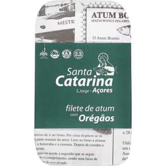 Filete de Atum com Oregãos lata 120 g - Santa Catarina