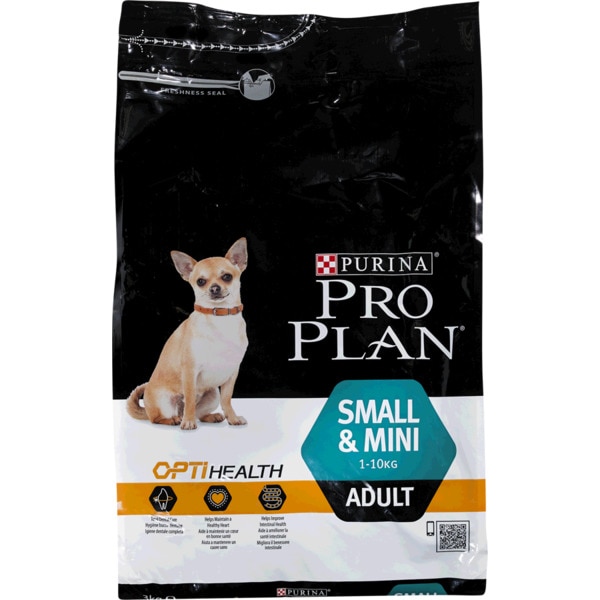 Ração para Cão Adulto Pequeno e Mini com OptiBalance Rica em Frango embalagem 3 kg