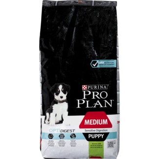 Ração para Cachorro Médio com OptiDigest para Digestão Sensível Rica em Borrego embalagem 12 kg - Proplan