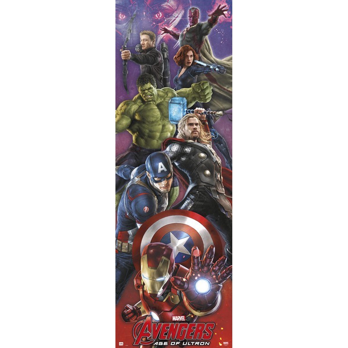 Póster Marvel Os Vingadores Age of Ultron 1