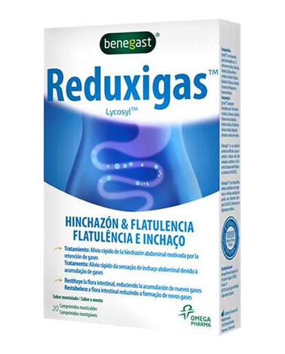 Imagen 0 de 20 Comprimidos Hinchazón & Flactulencias Reduxigas Benegast