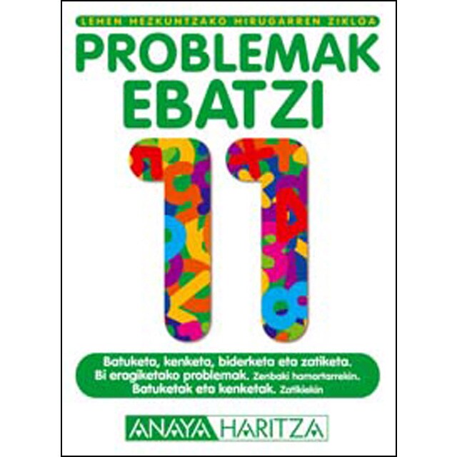 Problemak ebatzi 11. (Capa mole) 1