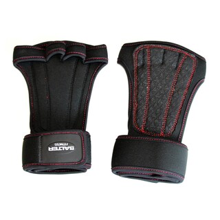 SALTER Guanti Fitness Donna Blu - Modello E-256, In Pelle E Rete Poliestere, Imbottiti, Traspiranti, Con Zona Asciugamano E Chiusura Regolabile, Taglie S-M