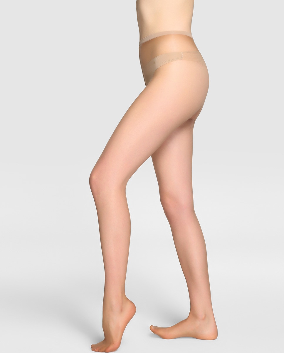 Imagen 0 de Panty de verano Platino de 10 deniers liso Nude