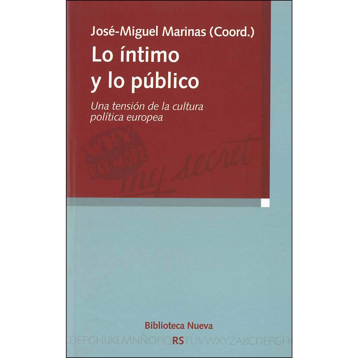 Imagem 0 de Lo íntimo y lo público: Una tensión de la cultura política europea(Tapa blanda)