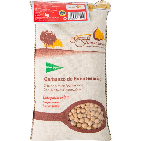 Comprar garbanzo extra IGP de Fuentesaúco saco 1 kg · EL CORTE INGLES