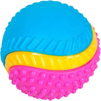 pelota tricolor para perros 5 senses 1 unidad - Karlie