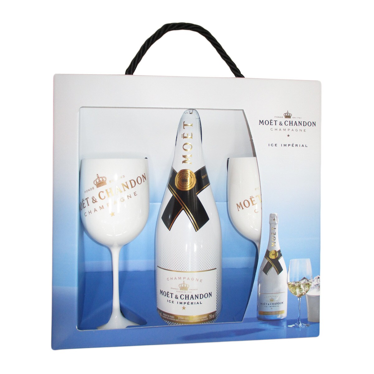 Moët & Chandon - Estuche Champagne Ice Con 2 Copas