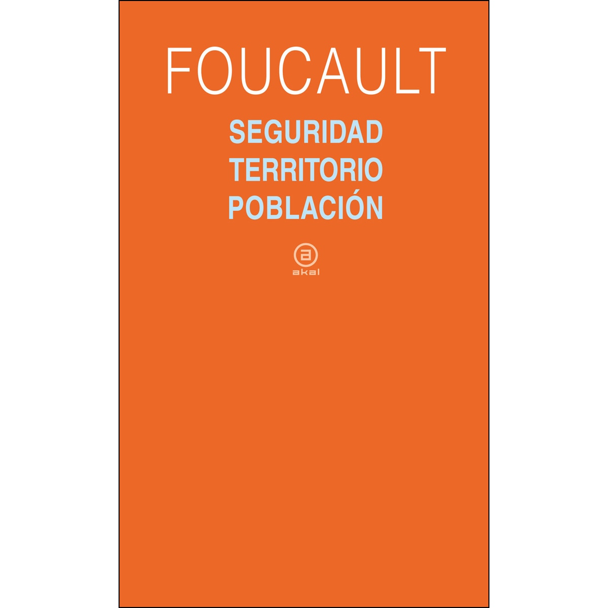 Seguridad, territorio, población 1