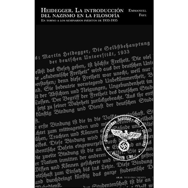 Heidegger. La introducción del nazismo en la filosofía 1