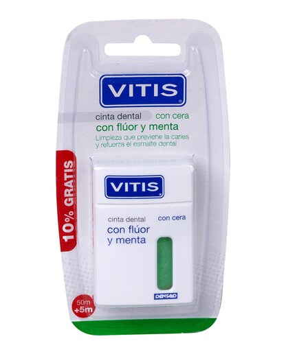 Imagen 0 de Cinta Dental Flúor Menta Vitis