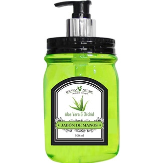 jabón líquido de manos Aloe Vera & Orquídea dosificador 500 ml - Becasan Nature